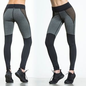 MICHI Shadow Legging Black Heather Gray XS